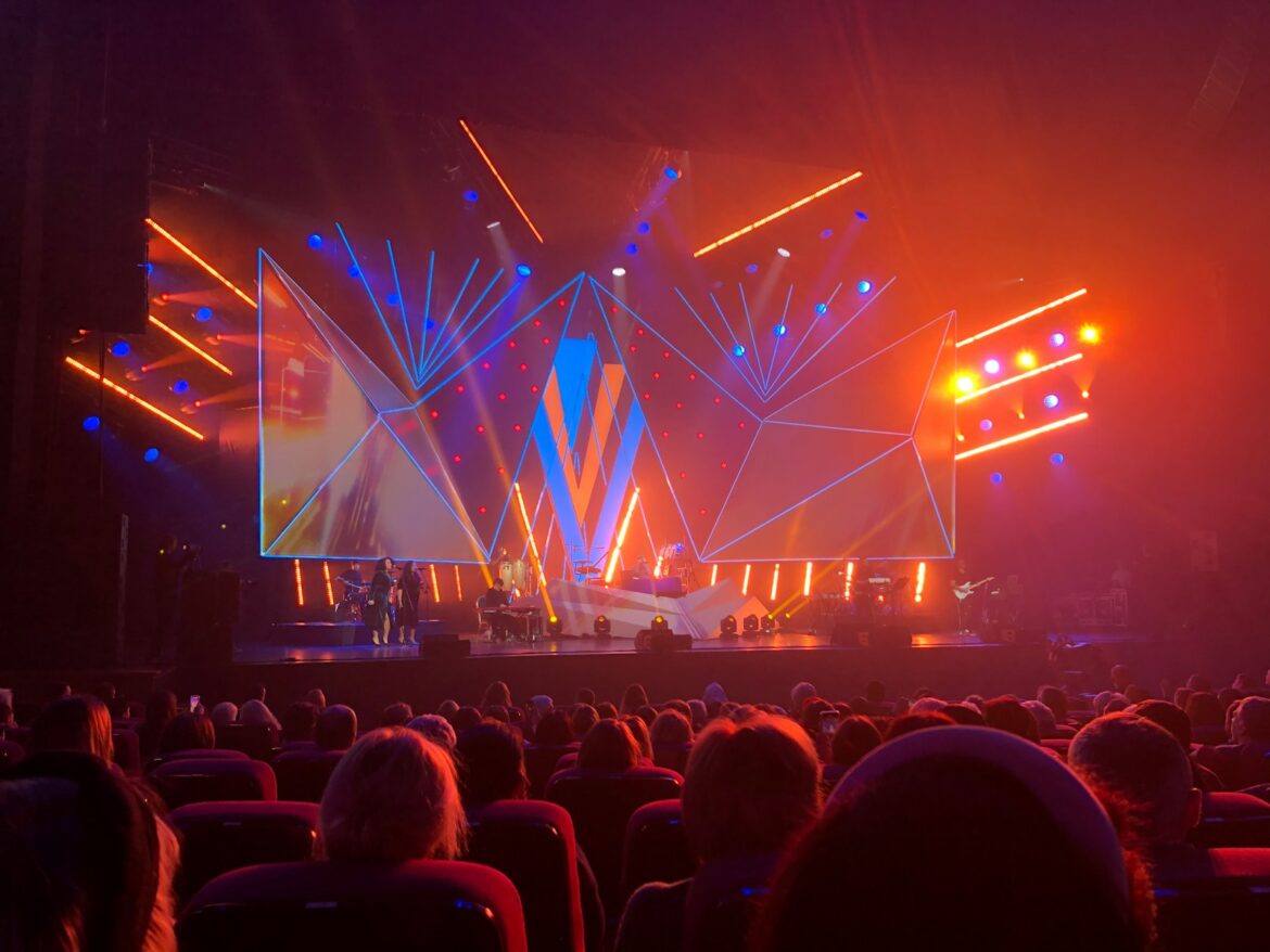 people near stage